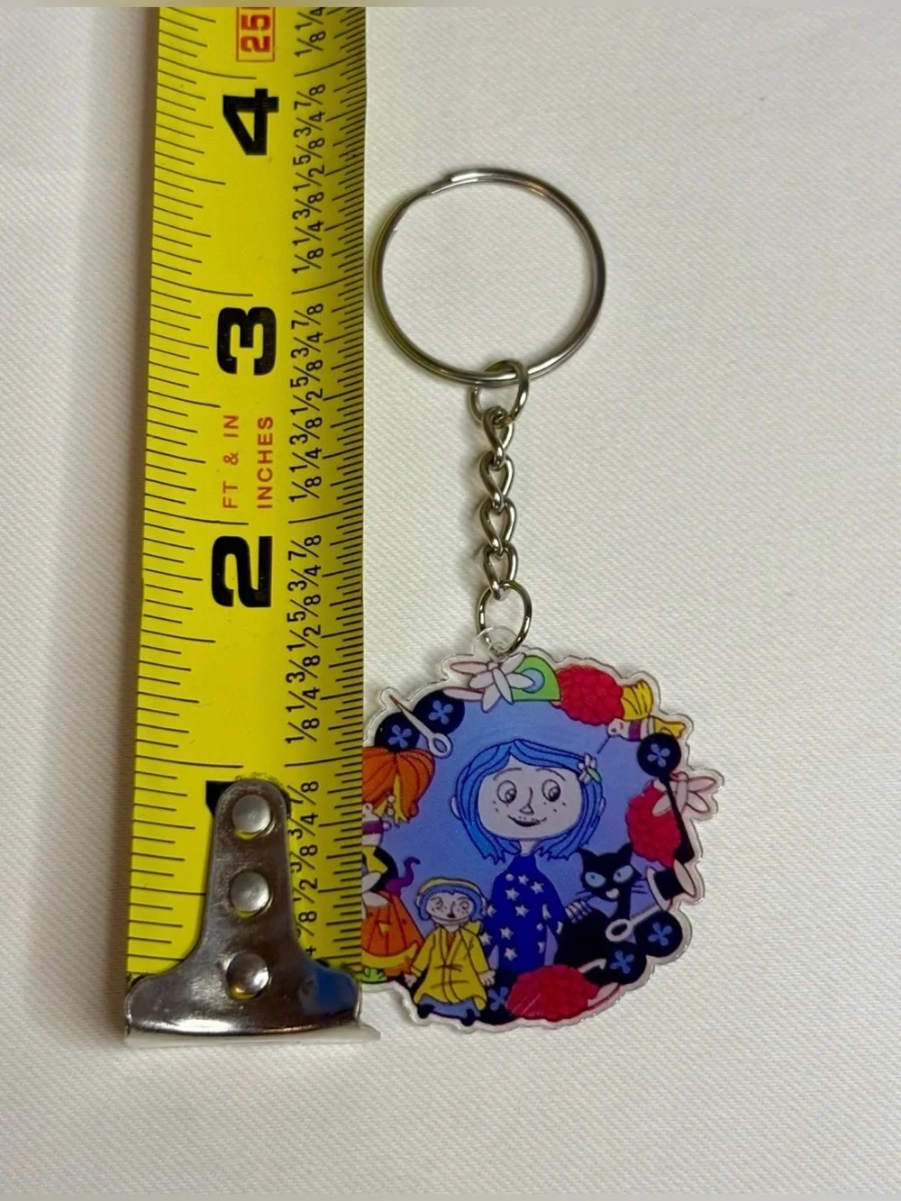 Handmade Coraline Keychain